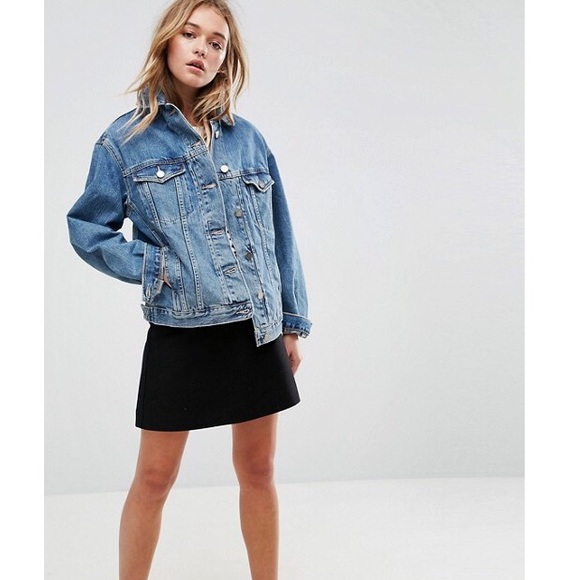 asos girlfriend denim jacket